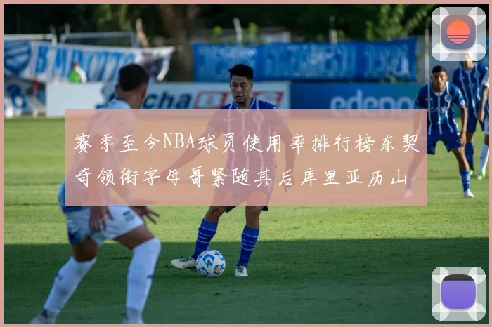 赛季至今NBA球员使用率排行榜东契奇领衔字母哥紧随其后库里亚历山大表现抢眼